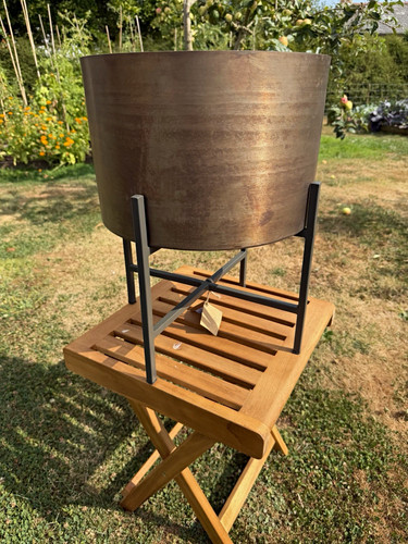 Nkuku juoni large brass - juoni, round