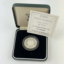 1996 UK Silver Proof £2 Two