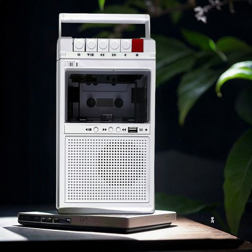 Portable cassette tape player - cassette,