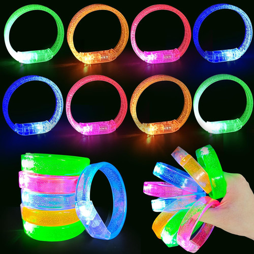 8pcs led bracelets set light - 8pcs,