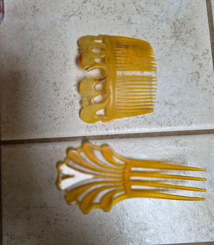 Art deco hair comb - deco,