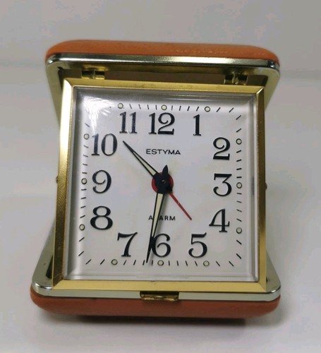 Vintage travel alarm clock - vintage,
