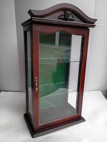 Vintage wood glass - glass, doll