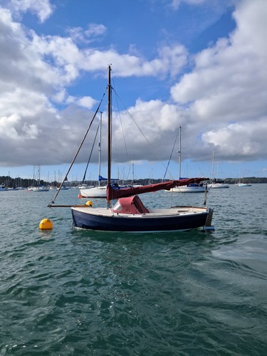 Cornish crabber sailing - cornish,