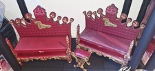 bratz throne sofa couch x2 with footstool furniture crown princess