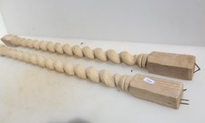Vintage wooden turned columns - vintage,