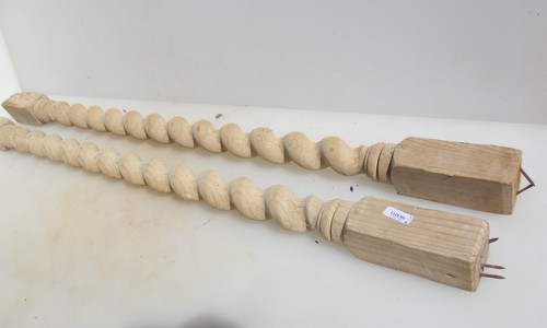 Vintage wooden turned - wooden,