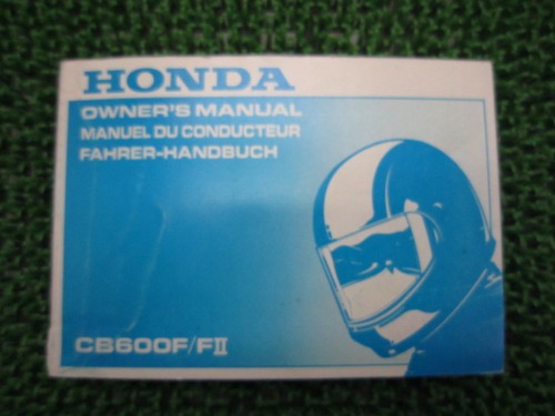 Cb600f fii owner - cb600f, owner's