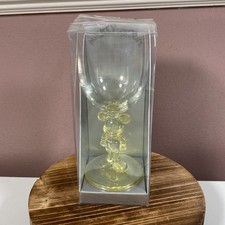 Disneyland Paris Micke Mouse Glass 16cms Tall Wine Goblet -   Box Damaged