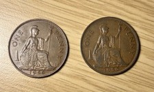 1950 One Penny Job Lot X2