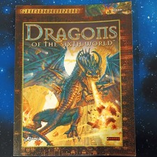 Shadowrun Dragons of the Sixth World Paperback Supplement Good Condition