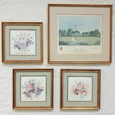 4 X Vintage Solid Wood Gilt