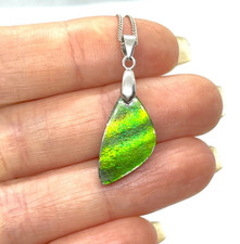 Sterling Silver Canadian Ammolite Pendant Necklace