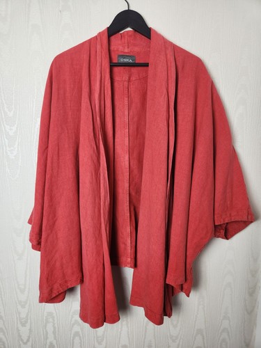 Oska red 100 linen - 12,