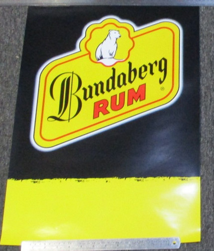 Bundaberg rum poster bundy - rum,