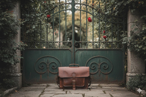 Large targate leather vintage - leather,
