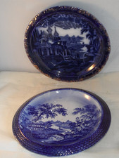 Antique Flow? Blue Plates