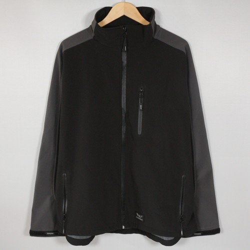 Mens trojan softshell full - trojan, zip