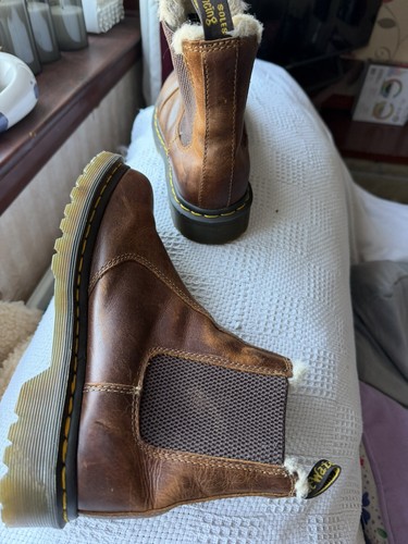 Martens brown leather air - brown,