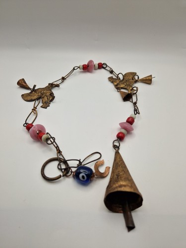 Vintage boho metal glass - vintage,