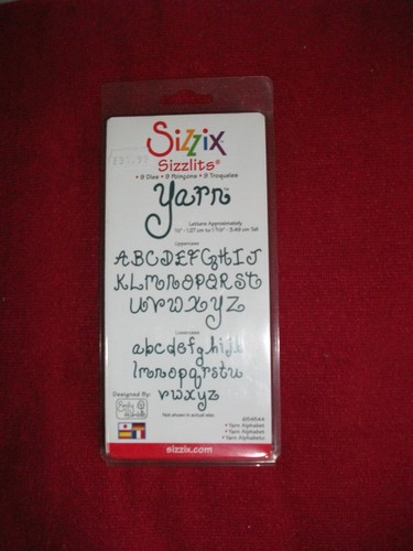 Sizzix sizzlits alphabet set - sizzix,