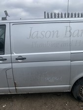 VW TRANSPORTER T5 2004-2009 LEFT PASSENGER SIDE SLIDING DOOR IN SILVER