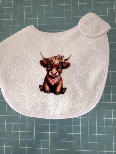 Baby girls cute highland cow - baby,