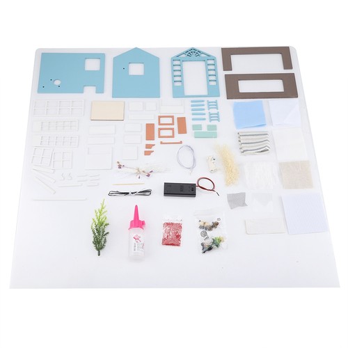 Diy wooden cottage miniature - wooden,