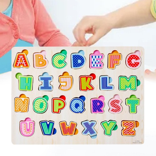 Alphabet wooden puzzle - alphabet,