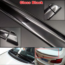 59" Universal Car Rear Tail Boot Trunk Spoiler Wing Roof Trim Decor Sticker Kit