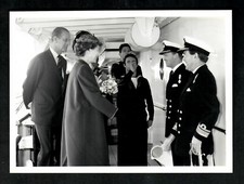 QUEEN ELIZABETH II ON BOARD