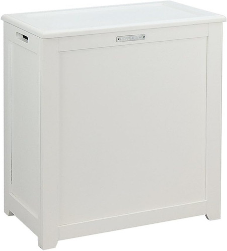 Stylish white storage laundry - white,