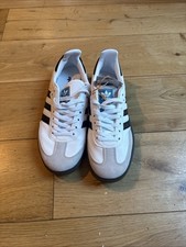 adidas samba white and black