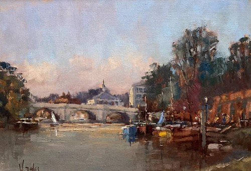Vintage oil painting william - painting,