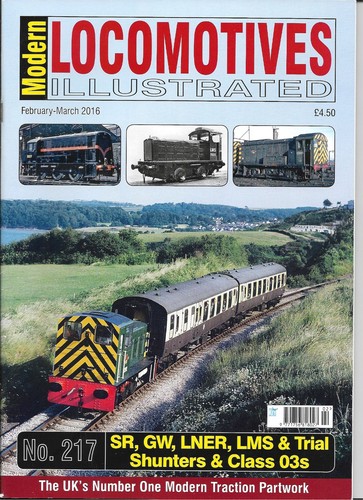 Modern locomotives illustrated - locomotives,