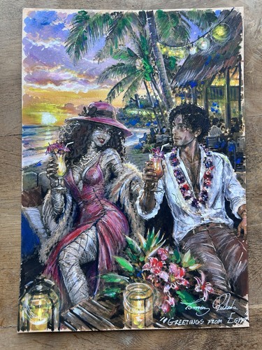 Original signed painting - original,