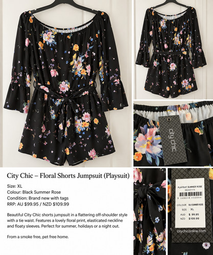 City chic floral - city,
