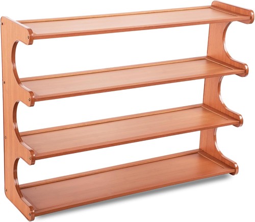 Bamboo tier shoe - shoe, rack