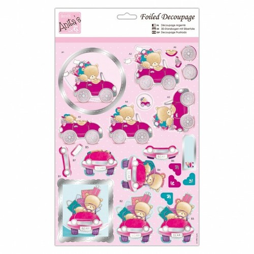 Foiled decoupage shopping - foiled,