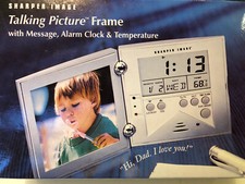 FOR REPAIR CLOCK & DATE WORK PICTURE FRAME W/ MESSAGE, ALARM CLOCK & TEMPERATURE