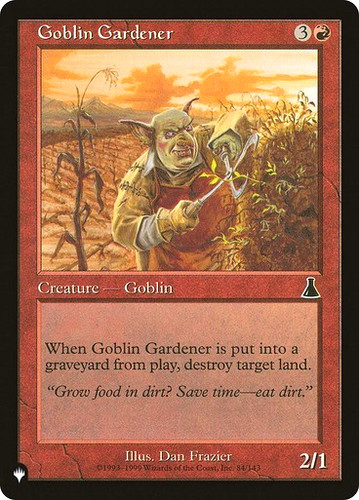Mtg goblin gardener - goblin, the