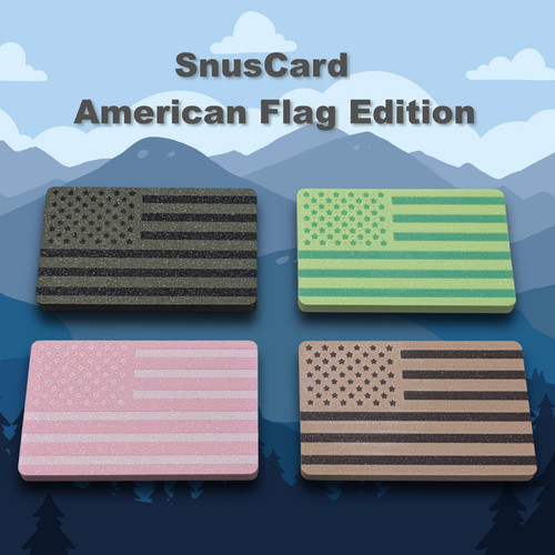 Snuscard usa flag - snuscard,