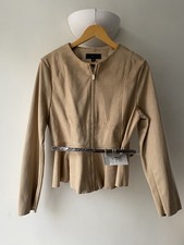 Zara Faux Leather Peplum
