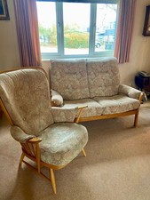 Ercol 2 Seater Sofa & Armchair