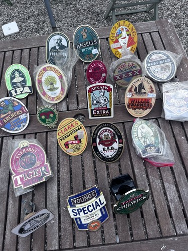 Vintage beer pump clips - 20, x