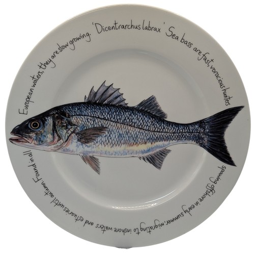 Richard bramble sea bass - bramble, plate
