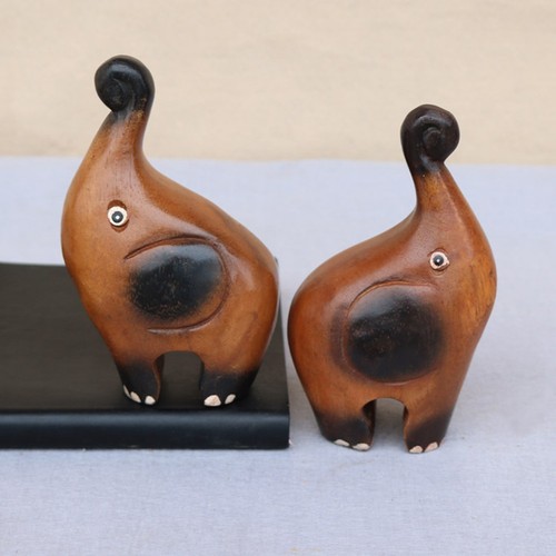 Elephant decor statue - decor,