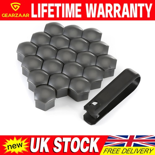 17mm grey wheel bolt nut - grey,