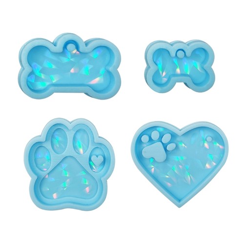 Colorful resin mold keychain - resin,