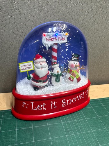 Gemmy musical snow - snow, globe